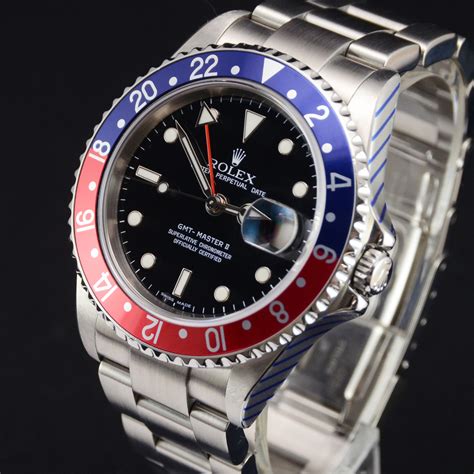 rolex gmt master ii pepsi mint condition|rolex gmt master pepsi bezel.